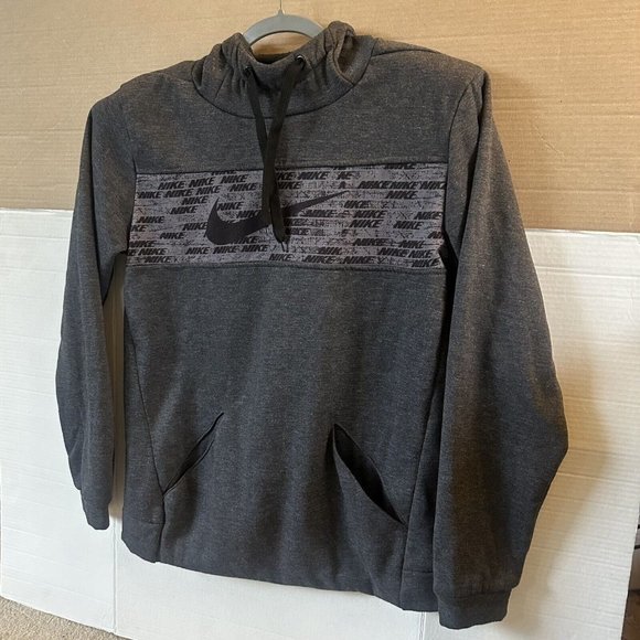 Nike Grey Pullover sweatshirt hoodie‎ Med - Picture 2 of 7